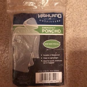 A emergency poncho